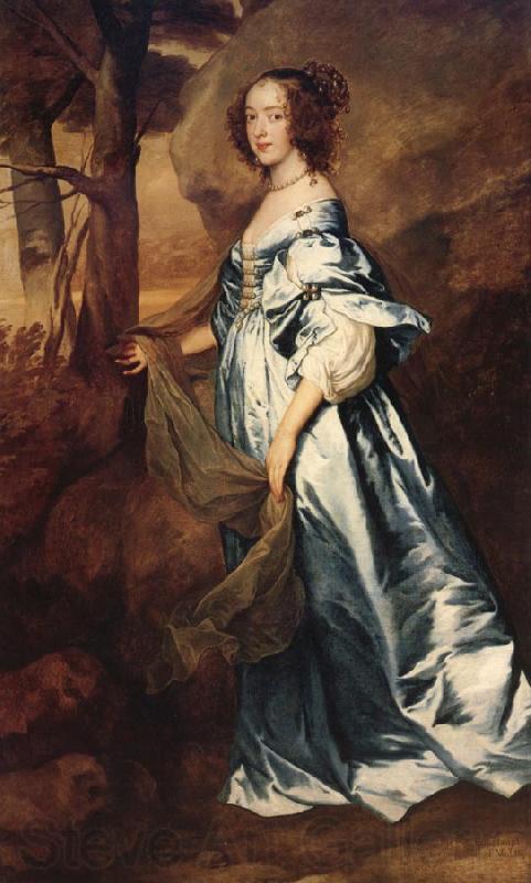 Anthony Van Dyck The Countess of clanbrassil Spain oil painting art